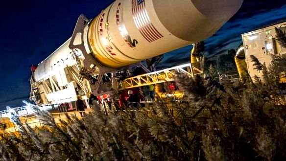 Racheta spațială Antares la cosmodrom