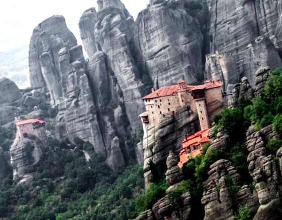 Mănăstiri pe stâncile Meteorei, Grecia