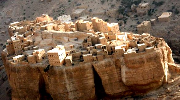 Orașul antic Wadi Dawan, în Yemen