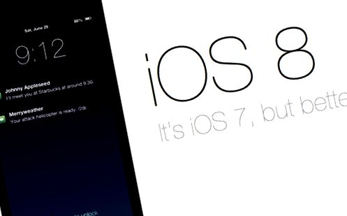 iOS 8 - zvonuri și presupuneri