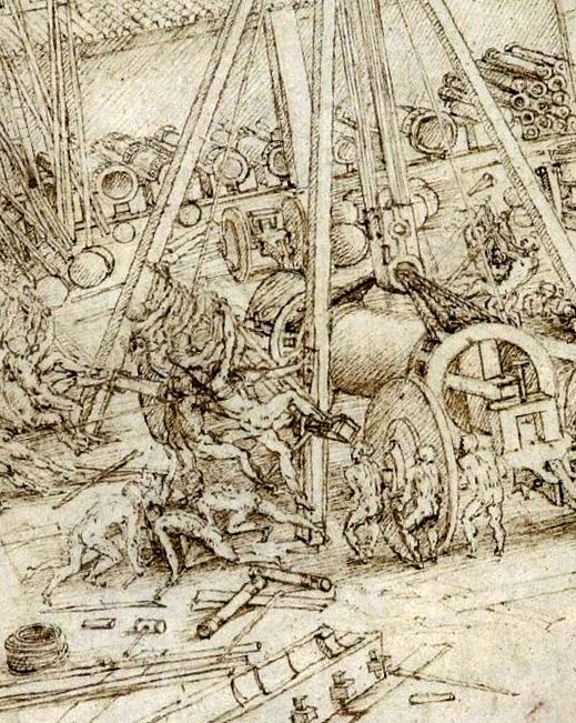 Invențiile lui Leonardo da Vinci în industria militară