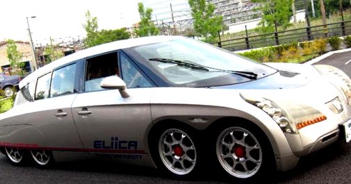 Mașină electrică japoneză SIM-Drive Ellica