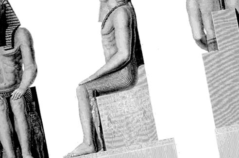 fragmente ale Colosilor din Memnon