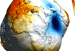 Model animat de gravitație a pământului