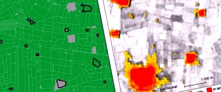 Orașele antice vizibile pe imagini prin satelit în infraroșu