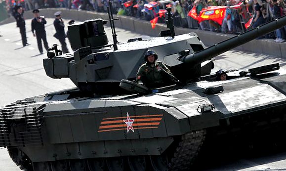Nou tanc Armata la Parada Victoriei de la Moscova