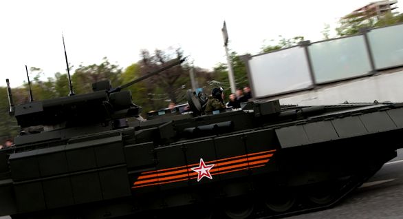 Vehicul de luptă infanterie T-15 Armata la parada de la Moscova